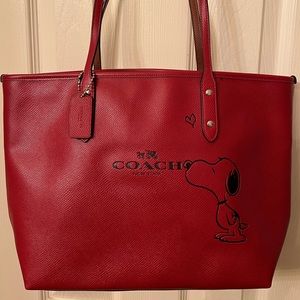 Coach purse, Snoopy